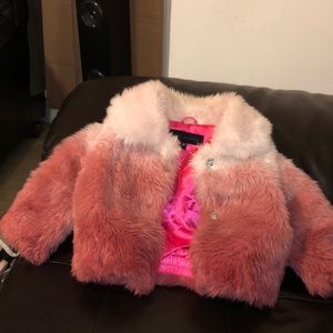 Toddler fur coat